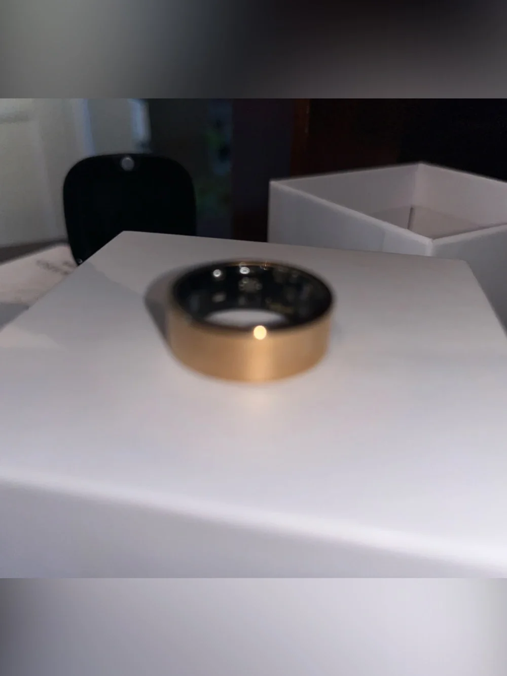 Smart Ring Size 7 in Gold